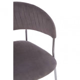 Mink Channel Chrome Finish Dining Chair