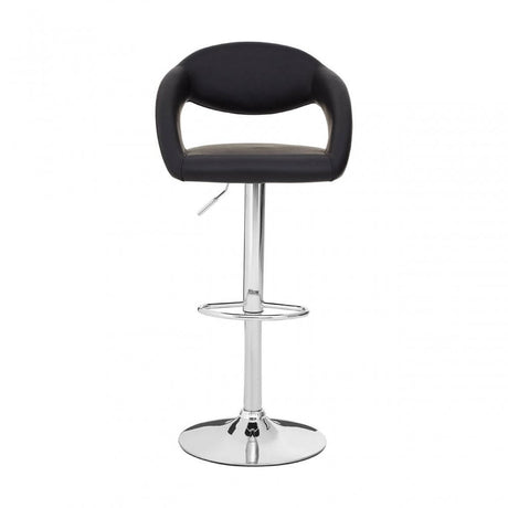 Tawny Faux Leather Bar Chair