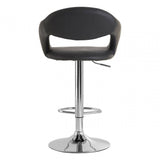 Tawny Faux Leather Bar Chair