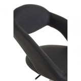 Tawny Faux Leather Bar Chair