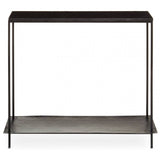 Titan Black Marble Console Table