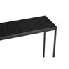Titan Black Marble Console Table