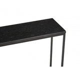 Titan Black Marble Console Table