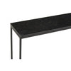 Titan Black Marble Console Table