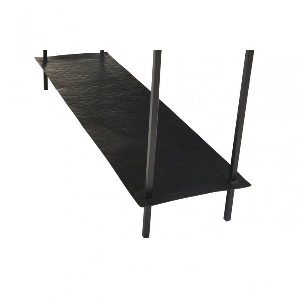 Titan Black Marble Console Table