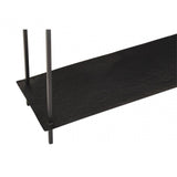 Titan Black Marble Console Table