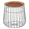 Titan Copper &amp; Black Finish Tray Table