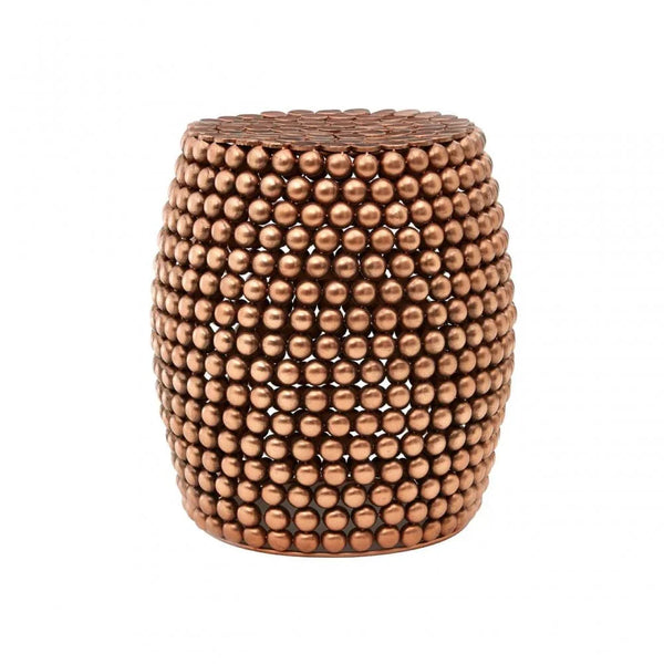 Titan Copper Finish Barrel Stool