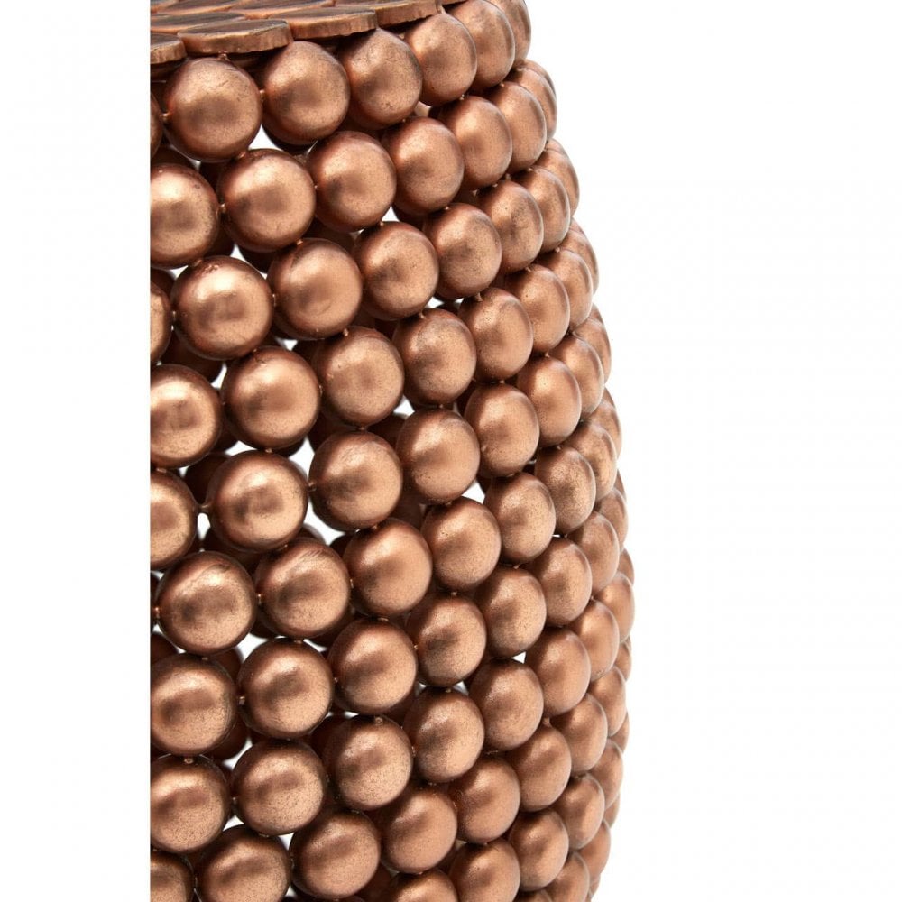 Titan Copper Finish Barrel Stool