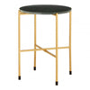 Titan Large Green Marble Top Side Table
