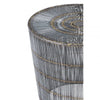 Titan Natural Wireframe Side Table