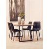 Sapphire Set of 4 Black Dining Chairs