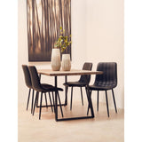 Sapphire Set of 4 Black Dining Chairs