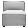 Celeste Grey Fabric Armless Sofa