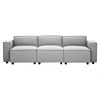 Celeste Grey Fabric Armless Sofa