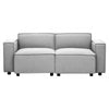Celeste Grey Fabric Left Arm Sofa