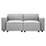 Celeste Grey Fabric Left Arm Sofa