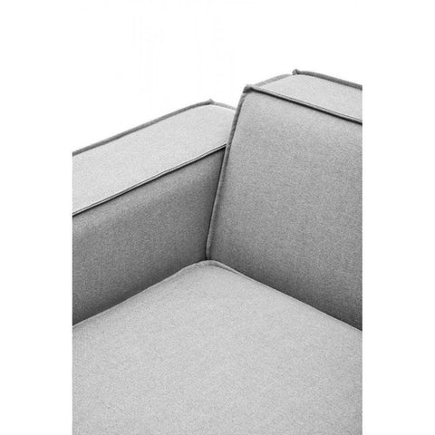 Celeste Grey Fabric Right Arm Sofa