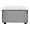 Celeste Grey Fabric Sofa Ottoman