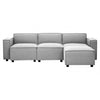Celeste Grey Fabric Sofa Ottoman