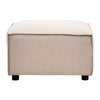 Celeste Natural Fabric Sofa Ottoman