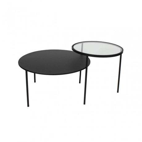 Edge Glass &amp; Metal Coffee Table
