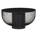 Edge Black Glass Coffee Table