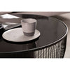 Edge Black Glass Coffee Table