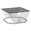 Edge Grey Glass Coffee Table