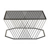 Edge Grey Glass Coffee Table