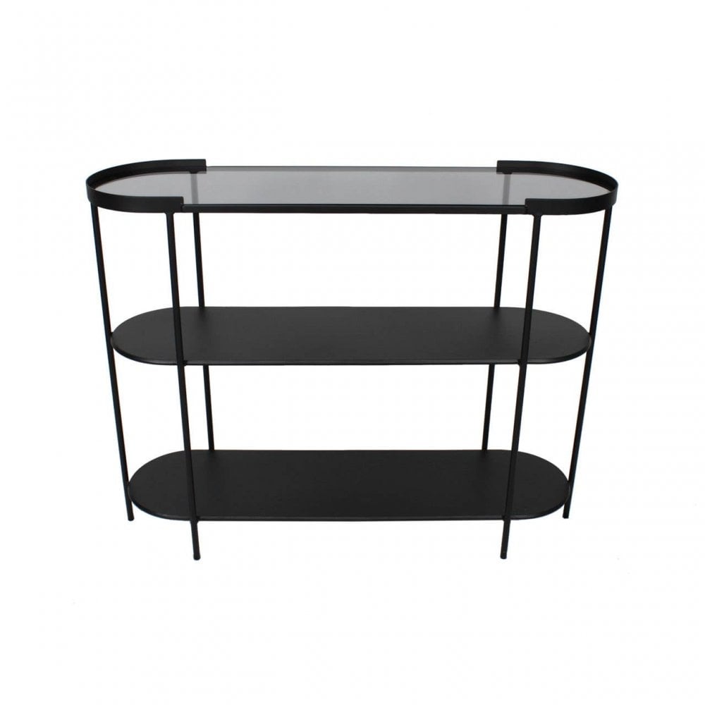 Edge Glass Console Table