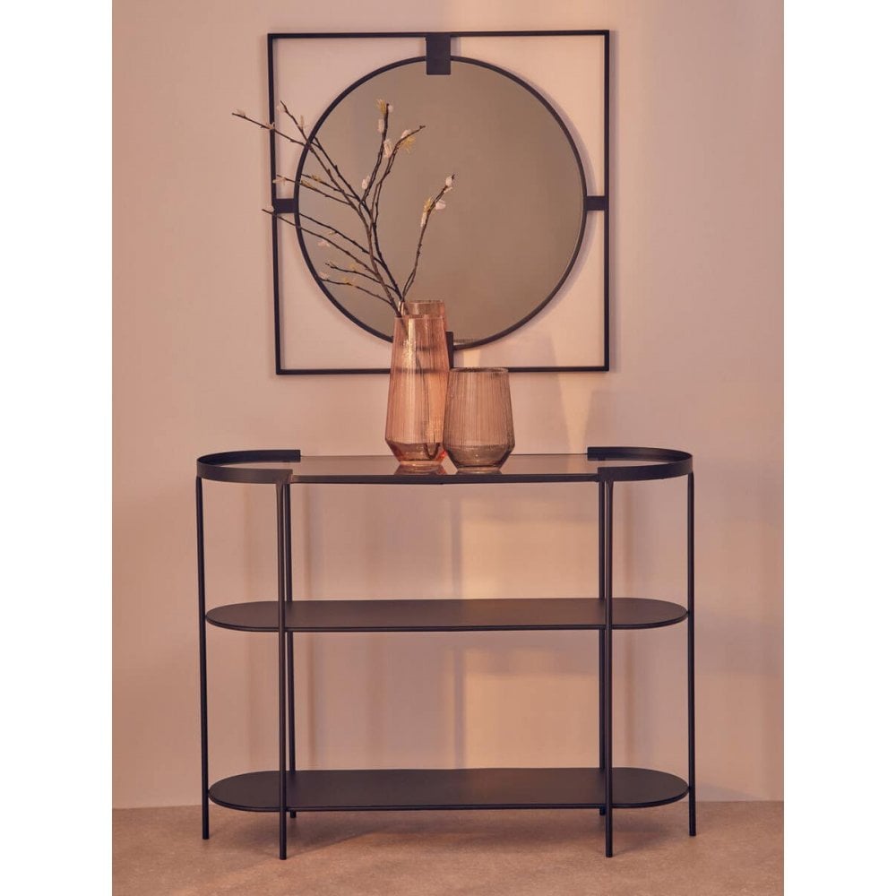 Edge Glass Console Table