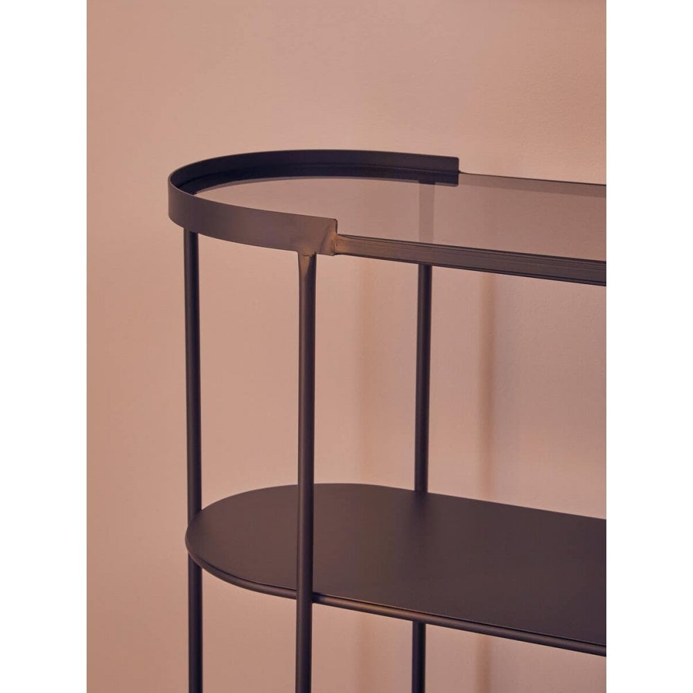 Edge Glass Console Table