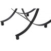 Edge Black Glass Console Table