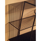Edge Contemporary Grey Glass Console Table
