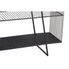 Edge Contemporary Grey Glass Console Table