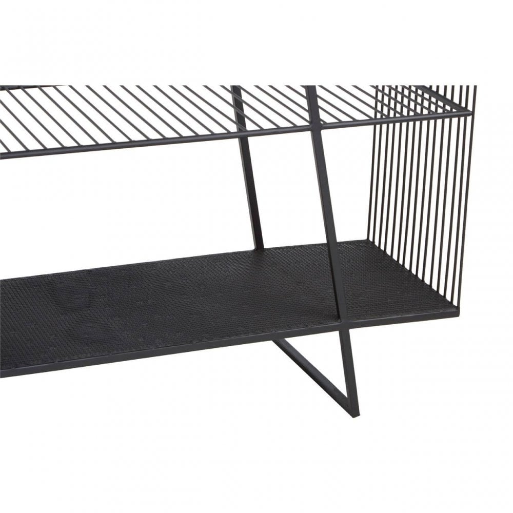 Edge Contemporary Grey Glass Console Table