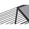 Edge Contemporary Grey Glass Console Table