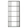 Edge Five Tier Black Bookshelf