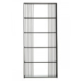 Edge Five Tier Black Bookshelf