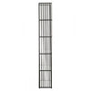 Edge Five Tier Black Bookshelf