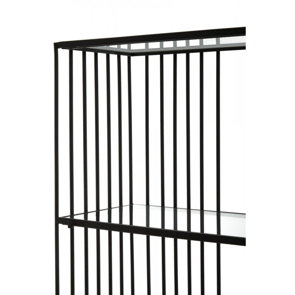 Edge Five Tier Black Bookshelf