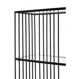 Edge Five Tier Black Bookshelf