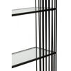 Edge Five Tier Black Bookshelf