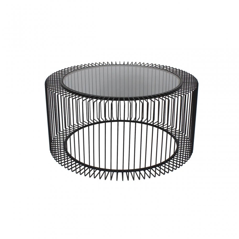 Edge Round Glass Coffee Table