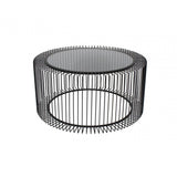 Edge Round Glass Coffee Table