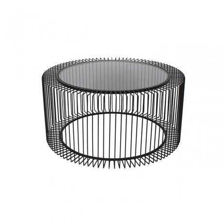Edge Round Glass Coffee Table