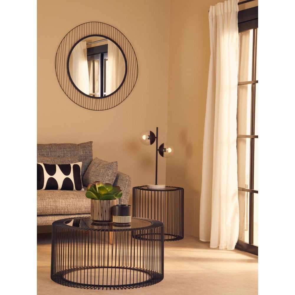 Edge Round Glass Coffee Table