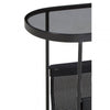 Edge Grey Glass Side Table