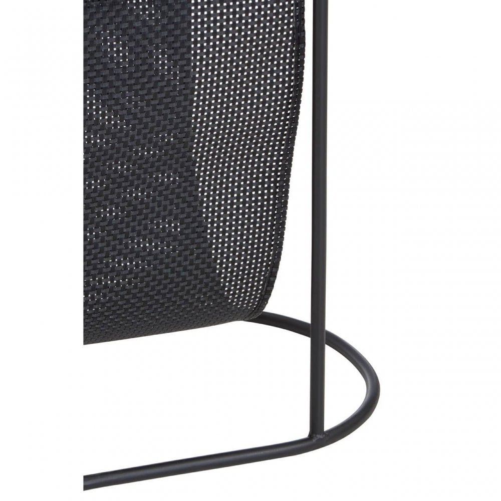 Edge Grey Glass Side Table